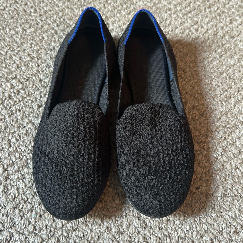 Rothy's Black and Blue Flats